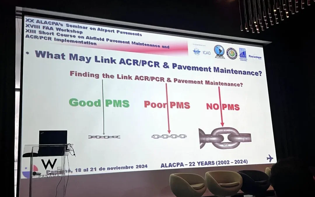 📢 Grupo RAUROS (Grupo TYPSA) at the 20th Seminar of the Latin American and Caribbean Airport Pavements Association