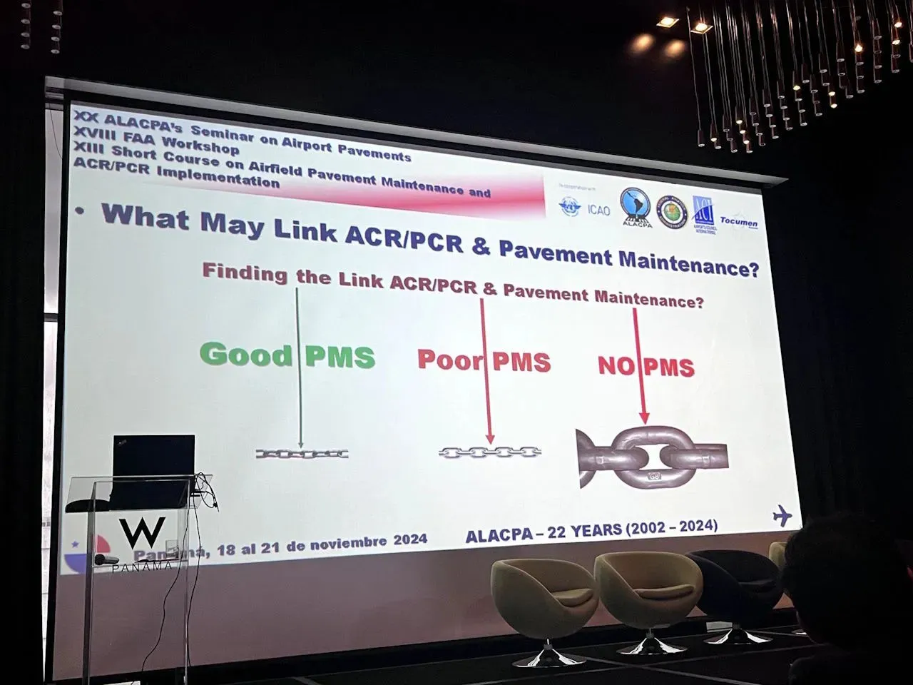XX-Seminario-de-la-Asociacion-Latinoamericana-y-Caribena-de-Pavimentos-Aeroportuarios Grupo RAUROS (GrupoTYPSA) presente en el XX Seminario de la Asociación Latinoamericana y Caribeña de Pavimentos Aeroportuarios