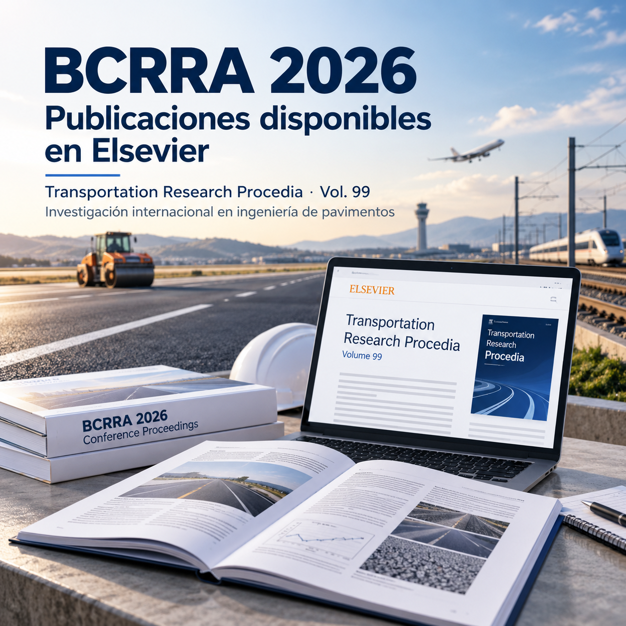 BCRRA 2026 – Publicaciones en Elsevier BCRRA 2026 Elsevier: publicaciones científicas sobre ingeniería de pavimentos de RAUROS